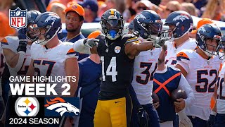 Pittsburgh Steelers vs Denver Broncos  2024 Week 2 Game Highlights [upl. by Mlehliw]