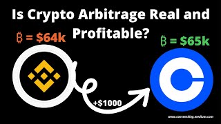 Is Crypto Arbitrage Real and Profitable  Crypto Arbitrage for Beginners [upl. by Hannie]