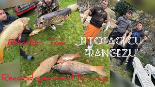 😍🐟 Pescuit pe Dunare cu Francezu😂😂  😮😱Crap record prins la boabe 🦈😉 [upl. by Elrebma]