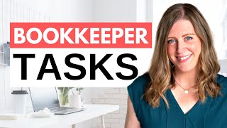 My WEEKLY and MONTHLY tasks as a bookkeeper what does a bookkeeper do [upl. by Nonez243]