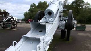 VERDUN WW1 ARTILLERY LARGE GUNS AT THE MEMORIAL OF VERDUN FRANCE [upl. by Popper862]