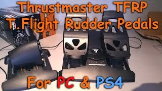 Thrustmaster TFRP TFlight Rudder Pedals PCPS4 [upl. by Ahsyle]