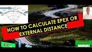 How To Calculate Epex Or External Distance in urdu and hindi [upl. by Netnert]