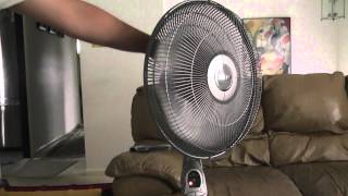 16quot Lasko Oscillating Stand Fan Model 2740 [upl. by Ayotahc]