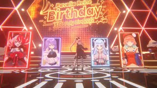 Fire Bird  Roselia Ft Ollie Kiara Moona amp Kobo  Reines 3D LowPoly Birthday Concert [upl. by Magner]