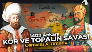 Emir Timur ve Yıldırım Bayezid Karşılaşması  1402 Ankara Muharebesi TEK PARÇA Belgesel [upl. by Arinaid]