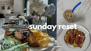 Sunday Reset Routine Preparing for a New Week meal prep deep clean  how i prep for the week [upl. by Edge]