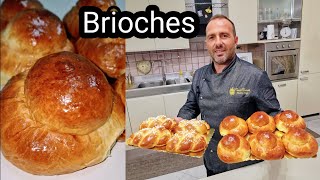 Brioches con tuppo fatte in casaBrioches e trecce da colazioneRicetta spettacolare [upl. by Zoie]