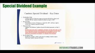 Understanding Dividend Capture Strategies Trading Around Dividend Dates [upl. by Earleen]