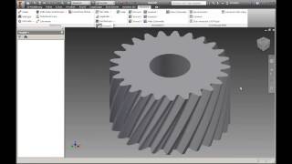 eAssistant CAD PlugIn für Autodesk Inventor Zahnrad mit Nabenprofil DIN5480 erzeugen [upl. by Rayshell]