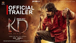 KD The Devil Official Conceptual Teaser Dhruva Sarja  Sanjay Dutt  Prem  Reeshma Nanaiah [upl. by Keller]