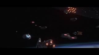 Rogue One A Star Wars Story  Vader Intercepts the Rebel Fleet and End Scene [upl. by Zobias]