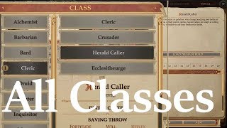 Pathfinder Kingmaker Class Guide [upl. by Eicarg]