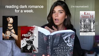 reading only dark romance for a week [upl. by Hsemin]