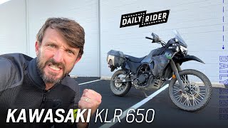 2022 Kawasaki KLR650 Adventure Review  Daily Rider [upl. by Nosnev]