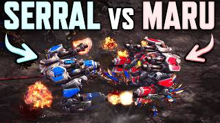 Serral fights for his life vs Marus Mech Terran StarCraft 2 [upl. by Maurizio]