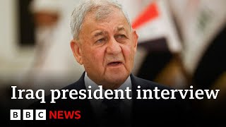 Iraq President Abdul Latif Rashid claims country’s corruption has decreased  BBC News [upl. by Roxana263]