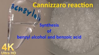 Synthesis of benzyl alcohol and benzoic acid Cannizzaro reaction [upl. by Dunlavy517]