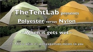 RugRat nylon vs polyester when wet video [upl. by Roxie]