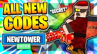 ALL NEW SECRET WORKING CODES in TOWER BATTLES  Tower Battles Update Codes Roblox [upl. by Aynod]