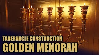 Golden Menorah 3D Animation [upl. by Elyl899]