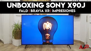 Sony X90J unboxing y primeras impresiones [upl. by Yssirk533]