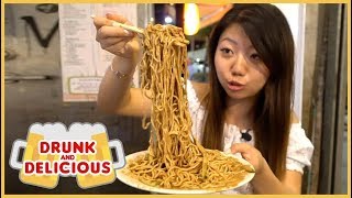 SEXY SESAME NOODLES Drunk amp Delicious Taiwanese Street Food After Dark [upl. by Anayit]