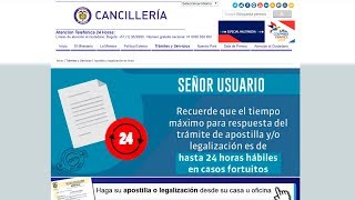 ¿Cómo apostillar un documento online [upl. by Hardden]