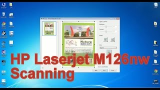 HP Laserjet M126nw Scanning [upl. by Teria]