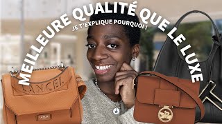 LES SACS PREMIUM QUI SONT DE MEILLEURE QUALITÉ QUE LES SACS DE LUXE Polène Longchamp DeMellier [upl. by Irahk]