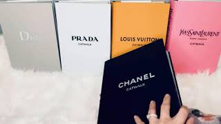 Fashion Catwalk Book Collection  Dior Chanel Louis Vuitton Prada Yves Saint Laurent [upl. by Sedecram]