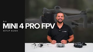 DJI Mini 4 Pro  FPV Goggles 3 Setup Guide [upl. by Namyl697]