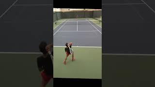 Me Actually using a 2H Backhand tennis gladiatorstennis tennisplayer tennisrally tennisshot [upl. by Lesig878]