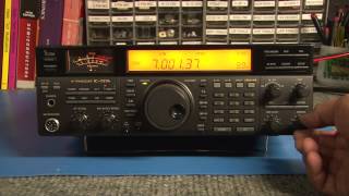 Tuning around on a ICOM IC737A [upl. by Beckie]