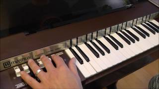 John Carpenters Starman theme on a 1972 Magnus Chord Organ [upl. by Hcra]