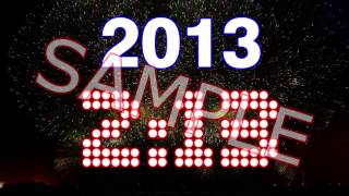 5 Minute NYE Countdown Video 20132014 With Audio  Download Now [upl. by Ttnerb32]