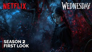 Wednesday Addams Season 2  First Look Trailer  Jenna Ortega amp Christopher Lloyd  Netflix 2025 [upl. by Hein]