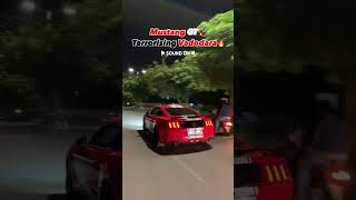 Mustang GT in Vadodara mustang mustanggt supercar exhaustsound vadodara gujarat shorts [upl. by Noiro]