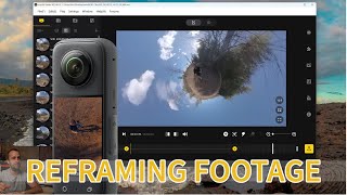 How to REFRAME Insta360 X3 FOOTAGE with Insta360 Studio 2023 [upl. by Swee]