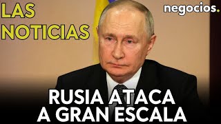 LAS NOTICIAS  Rusia ataca con misiles a gran escala Zelensky confía y Corea del Norte dispara [upl. by Nywrad]