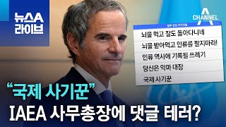 “국제 사기꾼”…IAEA 사무총장 SNS에 댓글 테러  뉴스A 라이브 [upl. by Yvaht]