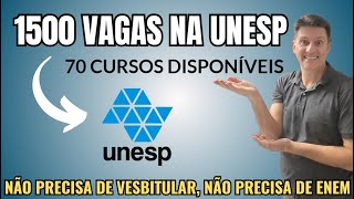 ESTUDE NA UNESP SEM VESTIBULAR SEM ENEM EAD GRATUITO [upl. by Wong]