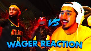 Tyceno Wager Vs 2 DEMON Legends that beat me and GeeSice REACTION NBA 2K20 [upl. by Mosera]