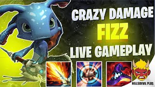 Fizz Crazy Damage  Wild Rift HellsDevil Plus Gameplay [upl. by Haissi15]