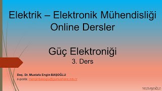 Güç Elektroniği  3Ders  BJT  Bipolar Jonksiyon Transistör  Tristör Tetikleme Devreleri [upl. by Zwart]