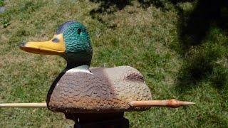 The Ultimate Duck Hunting Primitive Arrow The Native American Water Skipping Arrow [upl. by Ahlgren]