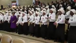 St Engenase choir live on stage with MEC of Educationsubscribe please [upl. by Llennahs]