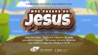 Nos Passos de Jesus  Clipe Infantil da Campanha de Missões Nacionais 2024 [upl. by Dionysus]