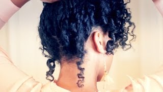 Leave In Conditioner Recipe amp Romantic Curls Tutorial for Natural Hair [upl. by Marder]