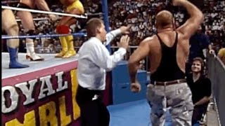 The Bushwhackers On Royal Rumble Elimination Spot [upl. by Iseabal143]